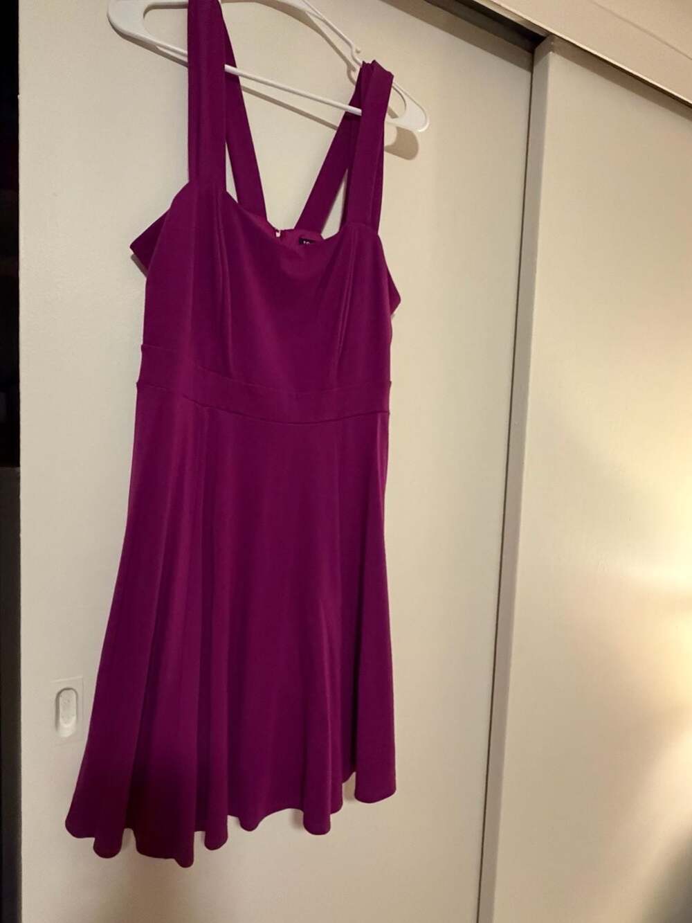 Torrid Quad Strap Magenta Skater Dress Size 14